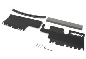 Subaru WRX STI Radiator Shroud - Perrin Performance - Without OEM Intake Scoop - Black - `15-`21 Subaru WRX STI Radiator Shroud - Perrin Performance - Without OEM Intake Scoop - Black - `15-`21